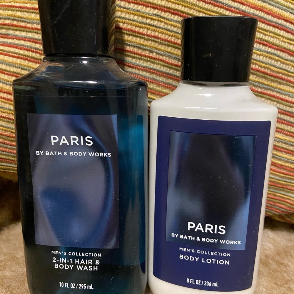 Bath & Body Works Paris 2-in-1 Hair & Body Wash and Body Lotion Set
